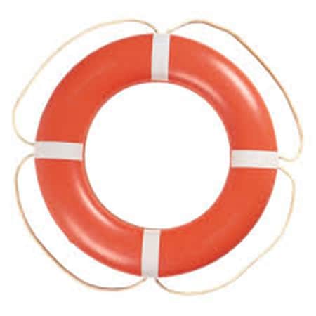 Bookazine 570004 30 ft. Aerobuoy Life Ring MA Orange Canadian Coast Guard AY63 TI1841523